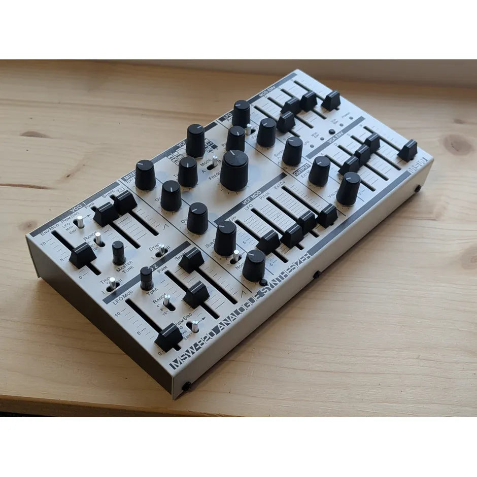 Michigan Synth Works MSW-820 synthesizer angled view