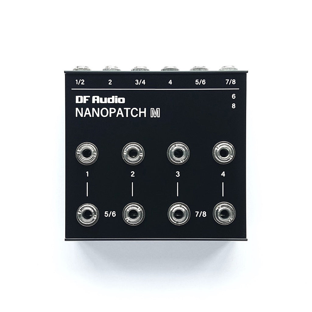 DF Audio Nanopatch M kompakte Patchbay mit Miniklinkenbuchsen