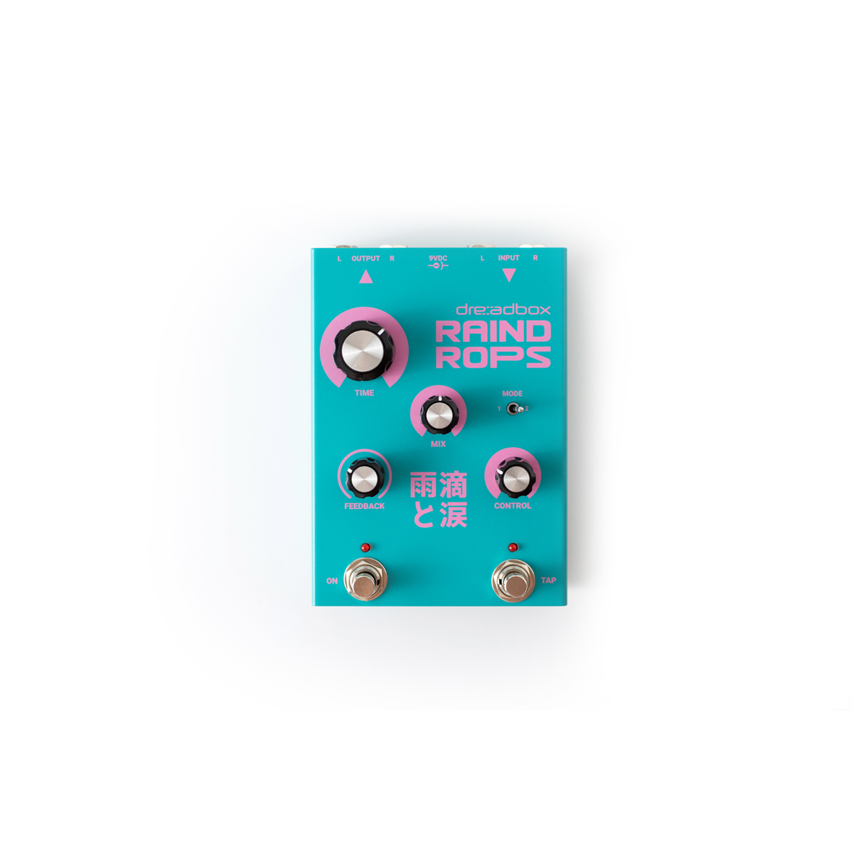 Dreadbox Raindrops delay pitch shifter and reverb pedal