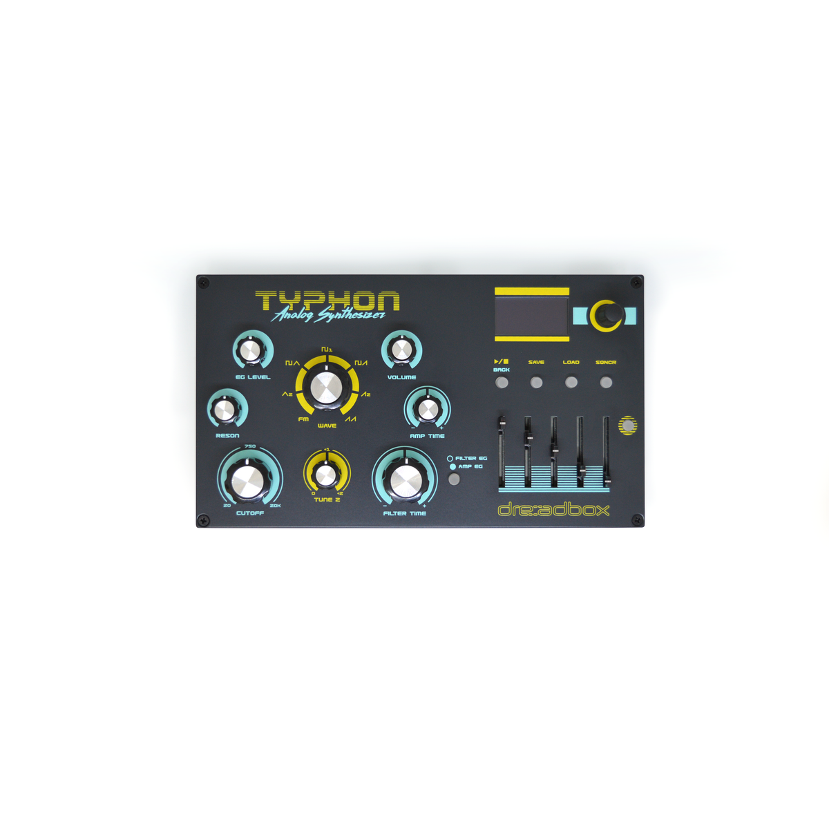 Dreadbox Typhon compact analog monophonic synthesizer