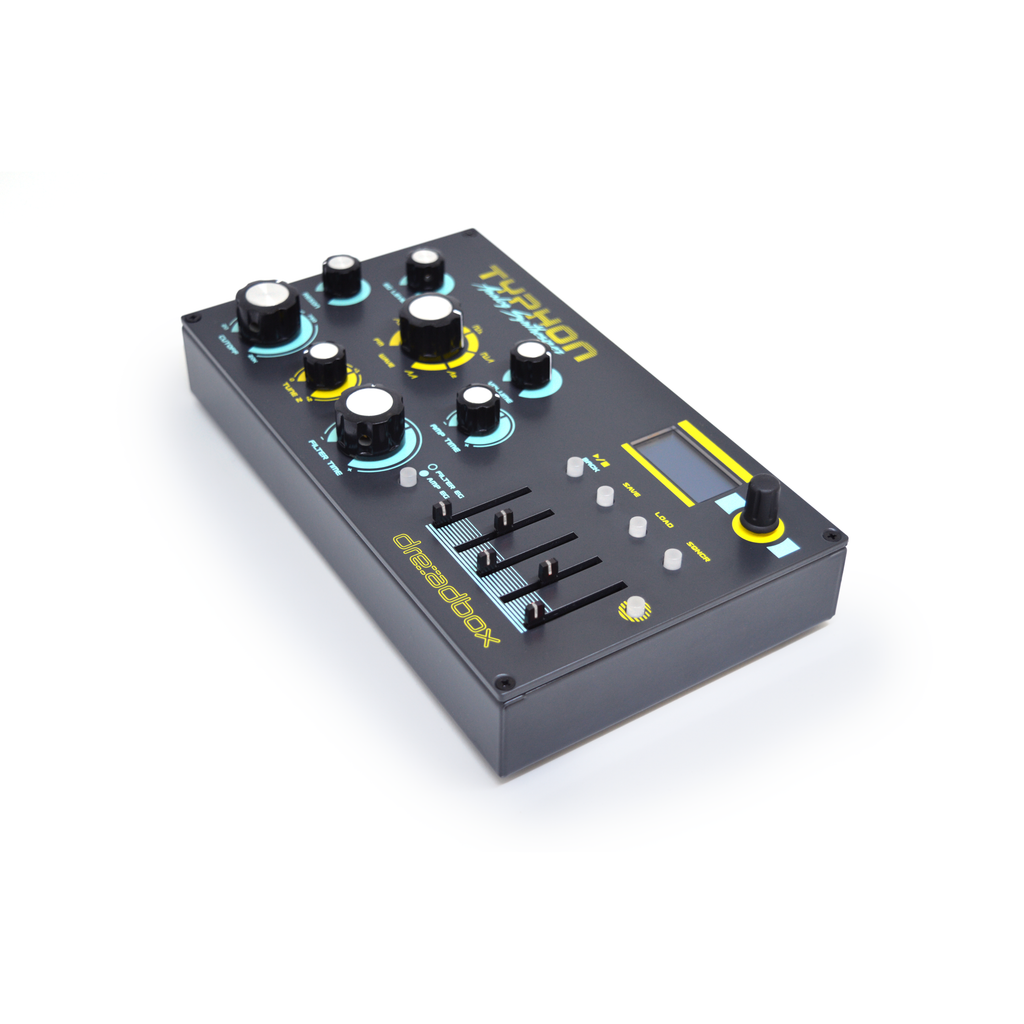 Dreadbox Typhon analog synthesizer right side view