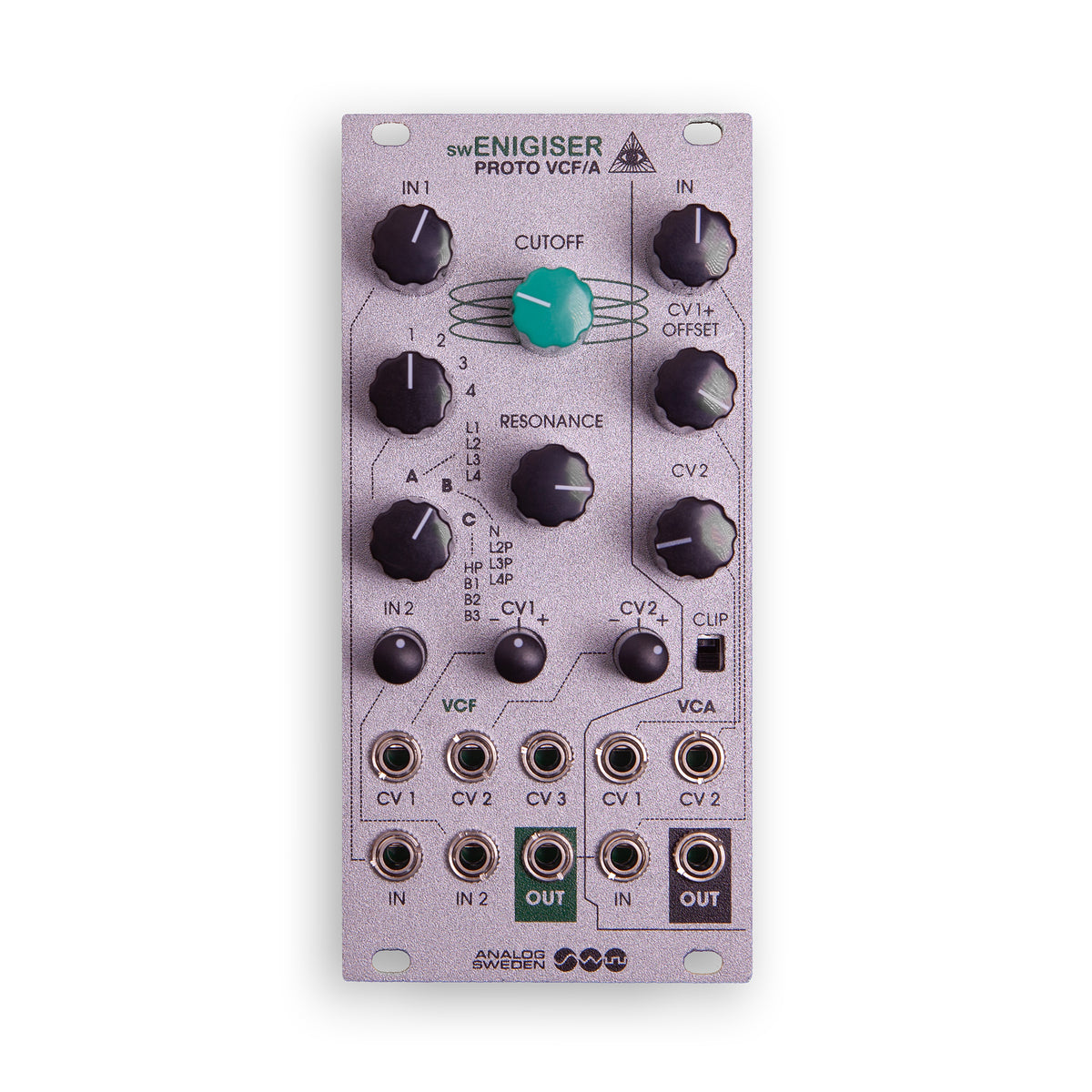 swEnigiser Proto VCF/A Eurorack-Filtermodul, 12 TE